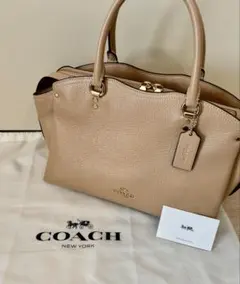 【ゆぅたん様専用】コーチ ドリューサッチェル　2way ハンドバッグ　ベージュ