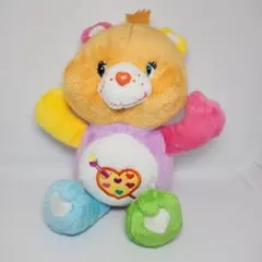 希少　ワークオブハートベア　ケアベア　ぬいぐるみ　レインボー　レトロ