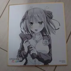 アマカノ Second Season➕ ピロ水 先生直筆イラスト入りサイン色紙