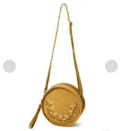 studio CLIP【スタディオクリップ】ベロアサークル刺繍ショルダーバッグ