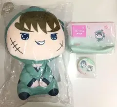 忍たま　ふんわり桜もちぴこの段　中在家長次　もちぴこぬいぐるみセット