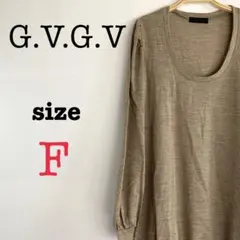 G.V.G.V【F】レディース　長袖チュニック　ウール100% シンプルのサムネイル
