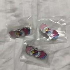 アイカツ！×プリパラ　ピンズコレクション　ガチャガチャ あかりリボン