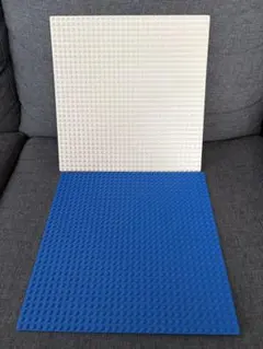 LEGO プレート　板　 32×32 白青　2枚セット　正規品