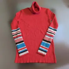 タートルネック　セーター　明るい配色　♦メルカリ便