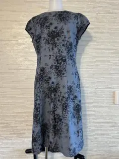 ダーマコレクション シルク100% ノースリーブ カシュクール ワンピース S ダーマコレクション シルク100% ノースリーブ カシュクール