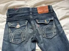 y2k ローライズ フレアデニムパンツのサムネイル