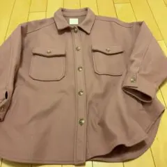 earth music&ecology ピンクシャツジャケットのサムネイル