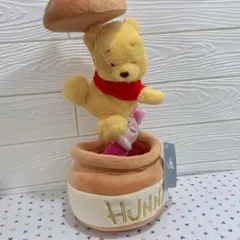ディズニーストア　くまのプーさん＆ピグレットの ぬいぐるみ　HONEY DAY