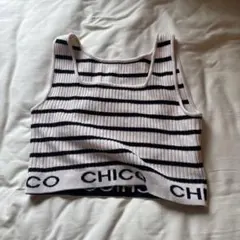 CHICO ストライプ タンクトップ