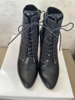 美品　ランバンオンブルー　レースアップブーツ　23.5㎝