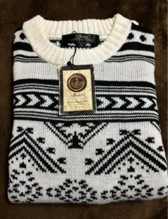 Beno ノルディック柄 セーター L 新品‼️ 秋冬 セーター　値下げ