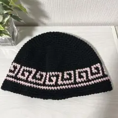 154クラシックハット☆クラッシャーハット☆バケットハット☆手編みニット帽
