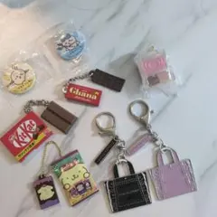 値下げ！アクリルキーホルダーセット お菓子・キャラクターまとめ売り