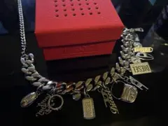 diesel ネックレス　シルバー