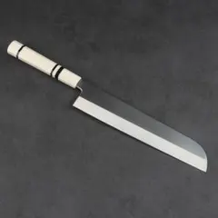 新品 柳刃 先丸包丁 9寸V金10号 人工象牙八角柄 - メルカリ