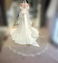 ウェディングベール　ロング　THE TREAT DRESSING 80×250