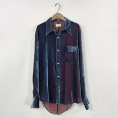 BED j.w. FORD 20aw ベルベットシャツ size1のサムネイル