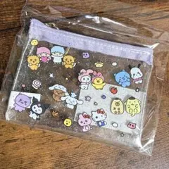 チェゴシム サンリオ ミニクリアポーチ パープル