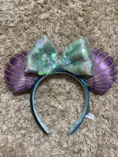 ディズニー アリエル カチューシャ 正規品 パーク購入品