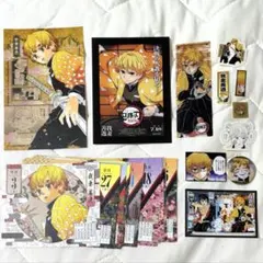 鬼滅の刃 善逸 映画 無限城 特典 ポストカード カレンダー シール 缶バッジ