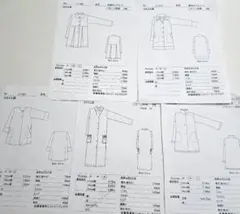 型紙 パターン コート