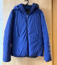 INHERIT ネイビー Mサイズ フード付き ダウンジャケット