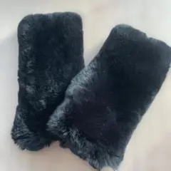 終了間近　UNITED ARROWS レッキス　ファー　フィンガーレスグローブ