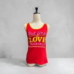 ZUMBA タンクトップ レッド/イエロー　ズンバ　ダンス　タンクトップ