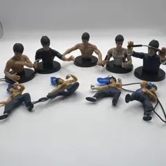 【9体セット】ブルース・リー / 缶コーヒー おまけフィギュア 5体　他4体