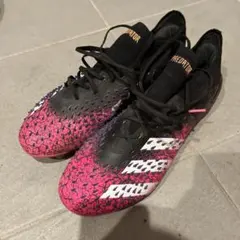 adidas Predator スパイク ピンク/ブラック 芝用
