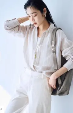 23区　LIBECO ベーシック シャツのサムネイル