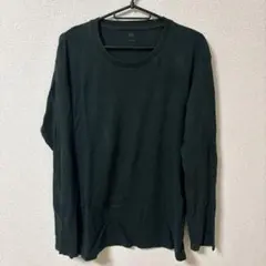 ブラック長袖カットソー