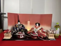 雛人形 親王飾り女雛のみ 伝統工芸品 寿扇付き 峰山 作 - メルカリ