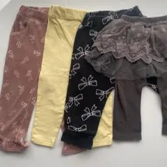 DAILY LINE など　まとめ売り　ボトムス4点セット　女の子服　保育園着