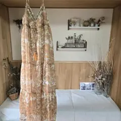 美品 LE JOUR エスニック ペイズリー マキシワンピース キャミワンピースのサムネイル