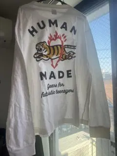 XL human made 吊り編みセーター ホワイト ヒューマンメイド - メルカリ