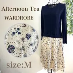 花柄ロングワンピース