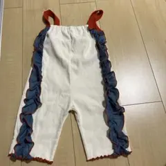 フリル付きオーバーオール 80 バースデイ