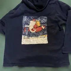 BABAR バックプリントパーカー　レトロ　象