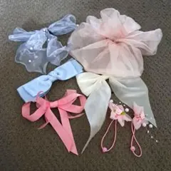 シュシュ、ピンセット