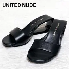 【大人気】UNITED NUDE ユナイテッドヌード Loopサンダル 黒 36のサムネイル