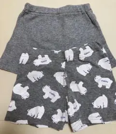 クマ柄　ベビーパンツ　2枚組　80cm
