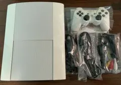 PS3本体 250GB ホワイト(コントローラー動作不良)ソフト10本付き