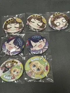 VTuberコラボぱちくじ　缶バッジ7点まとめ売り