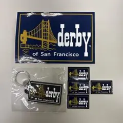 derby ステッカーとキーホルダーセット