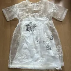 花柄 半袖ワンピース 100cmのサムネイル