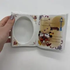 ミッキーとミニーの陶器フォトフレーム