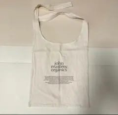 john masters organics トートバッグ ホワイト