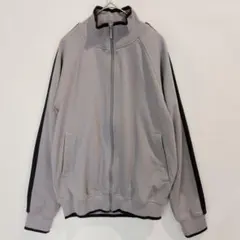 OLD UNIQLO ユニクロ トラックジャケット ジャージ グレー ネイビーM